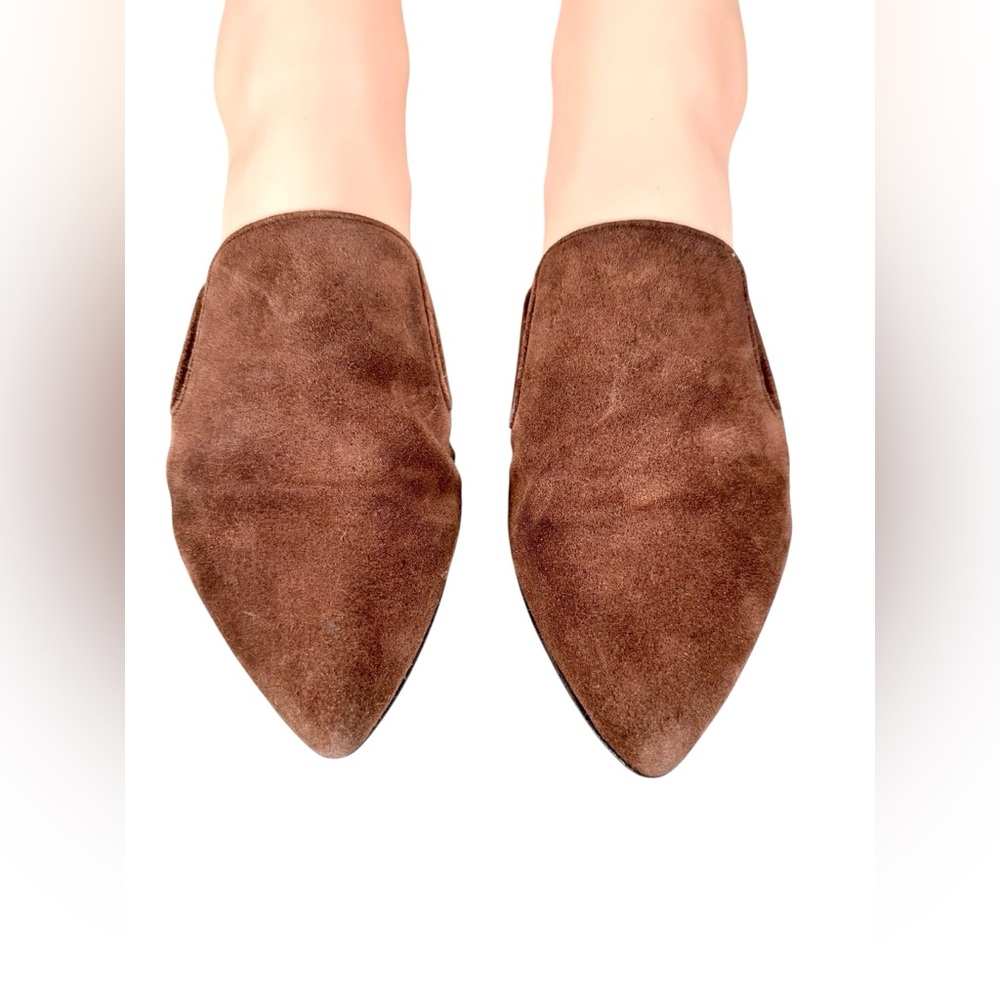 Jenni Kayne Rich Brown Suede Mules US size 8 - Picture 12 of 15